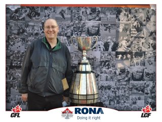 I meet up with the Grey Cup yet again
